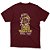 CAMISETA WAKE UP & BE HAPPY BORDO - Imagem 1