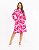 Vestido Chemise Estampa Coração Rosa E Pink - Imagem 4