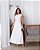 Vestido Longo evasê Off-White - Imagem 4