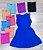 Vestido midi manga babado e saia 3 marias - Imagem 3