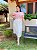 Conjunto blusa listra e saia midi branco - Imagem 4