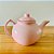 Bule para Chá em Cerâmica Rosa 700ml - Imagem 1