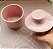 Manteigueira Francesa em Cerâmica Lisa Rosa - Imagem 4