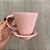 Coador de Café em Cerâmica Rosa Liso 400ml - Imagem 1