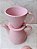 Conjunto Bule de Café 800ml e Coador em Cerâmica Rosa - Imagem 3