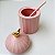 Açucareiro Cerâmica com Colher Colibri Rosa - Imagem 3