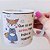 Caneca em Cerâmica Raposinha Fofa Frase 300ml - Imagem 1