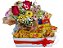 Cesta café com flores - Imagem 1