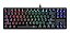 Teclado Mecânico Gamer T-Dagger Bora T-TGK315-BL RGB Switch Blue PT com fio - Imagem 1