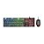 Kit Trust Teclado e Mouse Gamer GXT Azor Rainbow com fio - Imagem 1
