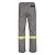 Calça Eletricista NR10 Risco 2 Cinza com Refletivo Verde CA48513 (CA 48513) - Imagem 1