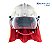 Capacete Para Bombeiro Hércules CA35173 HF09204EOR Branco Combate a Incêndios HF09204 (CA 35173) - Imagem 1