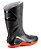 Bota de Pvc MotoSafe CA34798 Bracol Para Motociclista Com Solado Vermelho Impermeável 84BPM600 (CA 34798) - Imagem 3