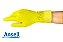 Luva Látex Alphatex 88-396 CA34059 Ansell Amarelo com Forro Silver (CA 34059) - Imagem 1