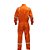 Macacão Laranja RF NR10 Padrão Petrobrás Eletricista Offshore Com Faixa Refletiva Risco 1 e 2 - Original EPI Jaboatão dos Guararapes PE - Imagem 2