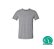 Camiseta Gola Careca na Malha 100% Algodão Manga Curta Cinza - Imagem 1