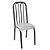 Conjunto de Mesa Com 4 Cadeiras Para Cozinha Tampo Retangular e Granito 1,20m Craqueado Sofia Ciplafe - Imagem 4