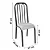Conjunto de Mesa Com 4 Cadeiras Para Cozinha Tampo Retangular e Granito 1,20m Craqueado Sofia Ciplafe - Imagem 5