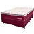 Conjunto Box Absoluto 138x23x188 Vermelho-branco - Hellen Estofados e Colchões - Imagem 2