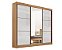 Roupeiro Casa Cristal Com 3 portas e 6 Gavetas - D'Doro - Imagem 5