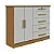 Cômoda New Athos 5 Gavetas com Sapateira D'Doro Cinamomo Off White - Imagem 2