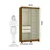 Guarda Roupa Casal 4 Portas Gênova - LUCIANE MÓVEIS - Imagem 4