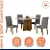 Conjunto Mesa Jade 120cm com 4 Cadeiras - Valdemóveis - Imagem 2