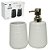 Kit de Banheiro Lavabo Cerâmica clássico redondo - Imagem 1