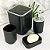 Kit Banheiro Lavabo 4 Peças Completo – Jogo de Banheiro Moderno, Resistente, Durável e Sofisticado para Pia e Decoração - Imagem 5