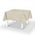 Toalha de Mesa Flanelada 138x138cm Quadrada | Prática e Antiderrapante - Imagem 2