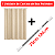 Kit Cortina de Box em Poliéster com Varão Extensível Ajustável - Imagem 3