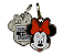 Minnie Mouse PetCode Pingente De Identificação De Metal Para Coleira C/ QR Code Licenciado Disney! - Imagem 1