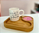 Caneca Cilindrica 140ml Com Base De Madeira - Sobre.voar - Imagem 3