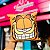 ALMOFADA FIBRA VELUDO  GARFIELD SENDO FILMADO - Imagem 1