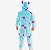 PIJAMA MACACÃO SULLIVAN SULLEY KIGURUMI ORIGINAL DISNEY - Imagem 3