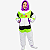 MACACÃO KIGURUMI INFANTIL BUZZ LIGHTYEAR DE 7 A 8 ANOS - DISNEY - Imagem 2