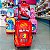 Mochila Mcqueen Com Rodinhas Carro Maxtoy 3d Relampago Cor Colorida + Lancheira - Imagem 1