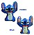 Almofada Stitch Feliz Formato Licenciada Veludo Pelúcia 3d - Imagem 4