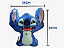 Almofada Stitch Feliz Formato Licenciada Veludo Pelúcia 3d - Imagem 3