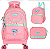 Mochila  Rodinhas Stitch com Lancheira e Estojo BOX Salmão - Imagem 1