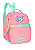 Mochila  Rodinhas Stitch com Lancheira e Estojo BOX Salmão - Imagem 2
