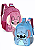 Mochila Escolar Stitch ou Angel Pelucia - Imagem 2