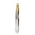 Pinça silver gold ponta fina Enox 1702 - Imagem 1