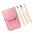 Kit de pinças rosa claro + case para sobrancelha - Imagem 2