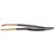 Pinça Soling Gold Titanium Ponta oblíqua - Imagem 1
