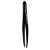 Pinça de Sobrancelha Staleks Pro - TE-11-4- Preta - Série Expert - Chanfrada - Imagem 2