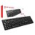 Teclado C3plus Usb Com Fio Preto - Kb-15bk - Imagem 1