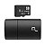 Pen drive 2 em 1 leitor USB + cartão de memória classe 4 8GB preto - Multilaser (MC161) - Imagem 1