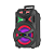 Caixa de som amplificada Amvox com bluetooth e Iluminação LED (ACA 255 HIT) - Imagem 2