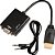 Conversor HDMI para VGA com cabo P2 para Áudio (KAP-V079) - Imagem 2